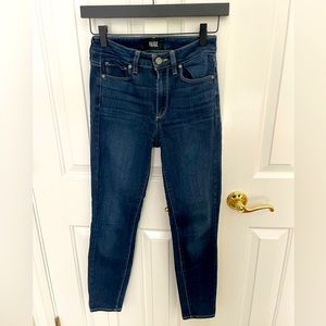 Paige jeans- Hoxton ankle, dark wash, size 25, great condition